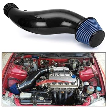 Amazon.com: PTNHZ Carbon Fiber AIR Intake Pipe Compatible